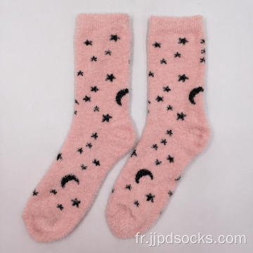 Lune et star avec chaussettes confortables Lurex